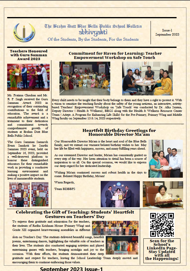 September Edition- Abhivyakti